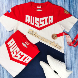 футболка триколор Россия